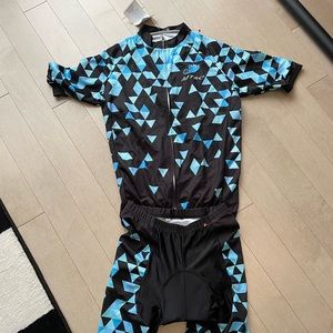 🆕 Retro padded cycling suit